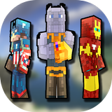 Mods superhéroes Minecraft PE icono