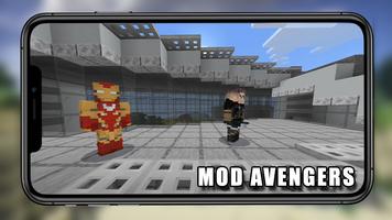 Mods superhéroes Minecraft PE Poster