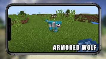 Lobo acorazado Mod Minecraft Poster