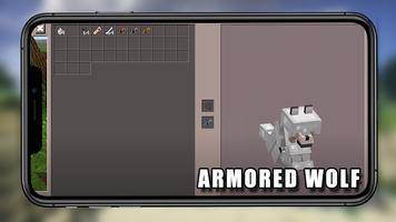 Loup blindé Mod Minecraft capture d'écran 2