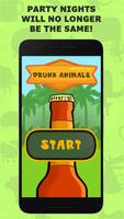Drunk Animals:  Drinking Game Cartaz