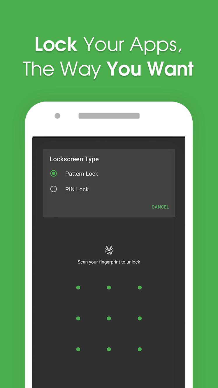 Applocker Lock Apps Fingerprint Pin Pattern For Android
