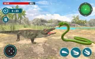 Wild Crocodile Attack Simulator screenshot 1