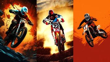 Motocross Wallpaper 4K plakat