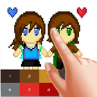 Love Pixel art - Draw by Number icône