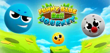 Funny Blue Ball Journey