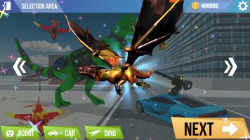 Flying Dino Robot Car Transformation 2021 ảnh chụp màn hình 3