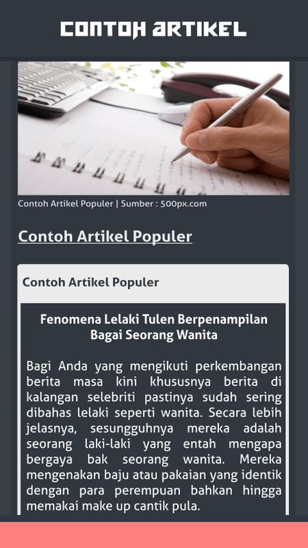 Contoh Artikel For Android Apk Download