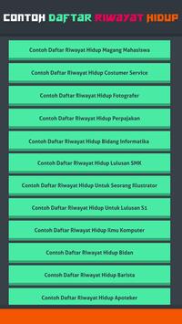 Android Icin Contoh Daftar Riwayat Hidup Terbaru Apk Yi Indir