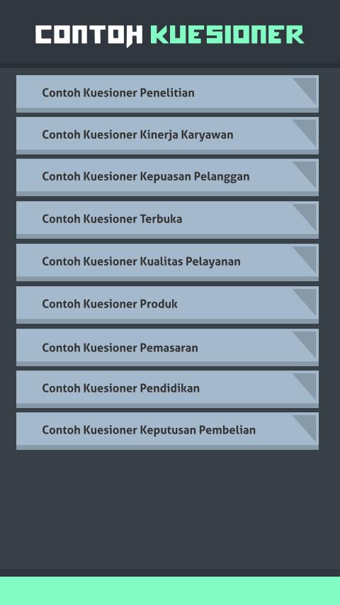 Contoh Kuesioner For Android Apk Download