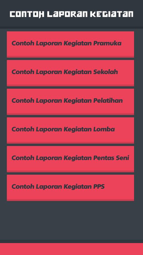 Contoh Laporan Kegiatan For Android Apk Download
