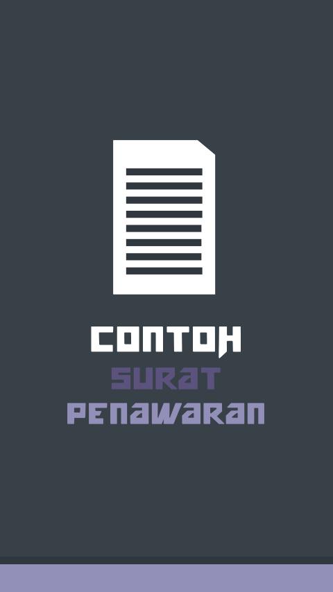 Contoh Surat Penawaran For Android Apk Download