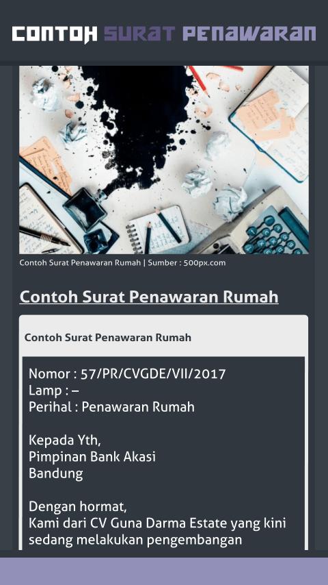 Contoh Surat Penawaran For Android Apk Download