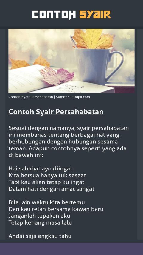 Gratis Download Gambar Contoh Syair For Android Apk Download Terkeren by Cikimm.com