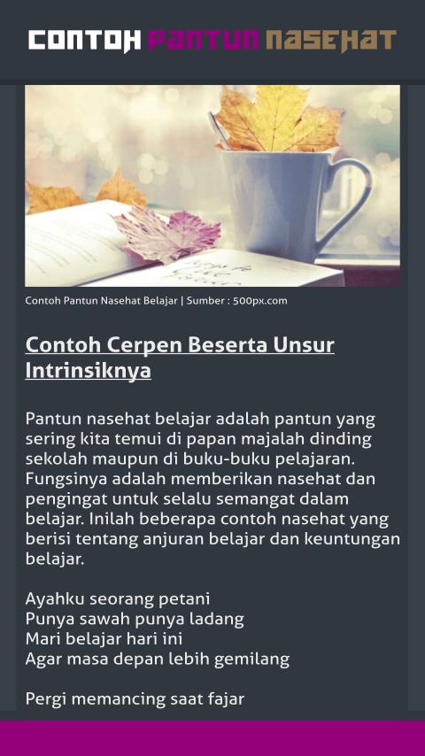 Download Gratis Gambar Contoh Pantun Nasehat For Android Apk Download Terupdate oleh www.cikimm.com
