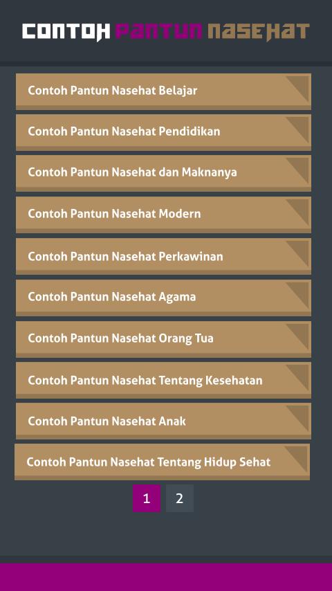 Contoh Pantun Nasehat For Android Apk Download