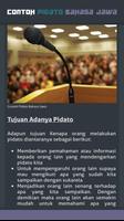 Contoh Pidato Bahasa Jawa capture d'écran 3