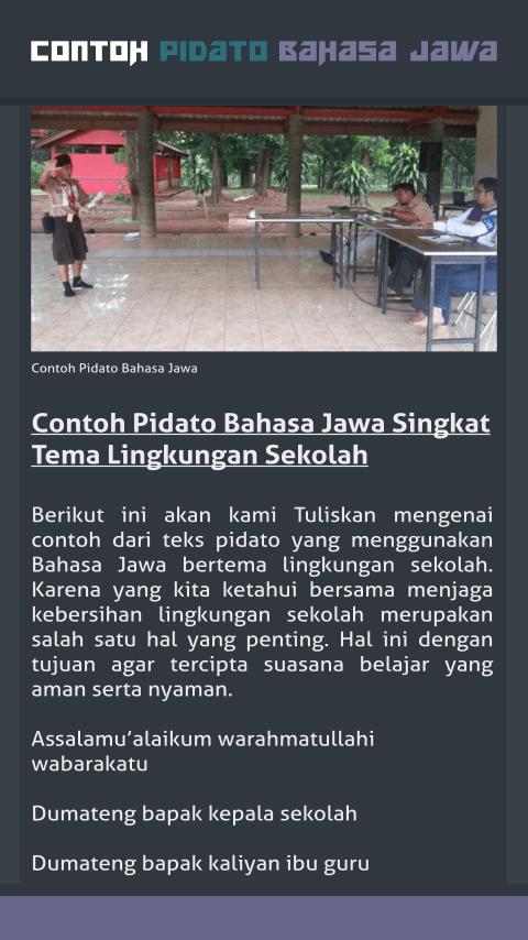 Contoh Pidato Bahasa Jawa For Android Apk Download