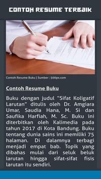 Contoh Resume Terbaik For Android Apk Download