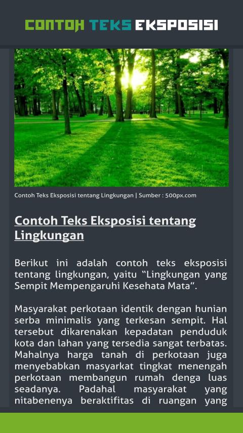 Contoh Teks Eksposisi For Android Apk Download