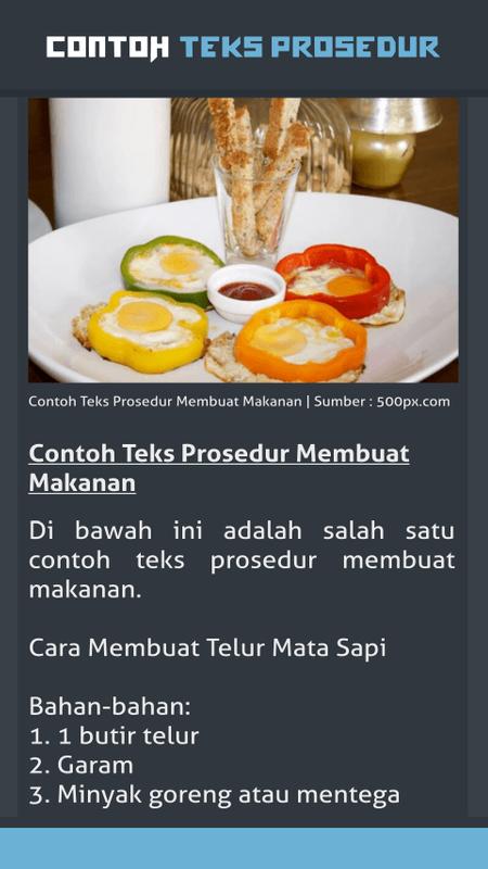 Contoh Teks Prosedur For Android Apk Download