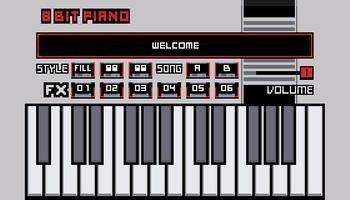 8 Bit Piano الملصق