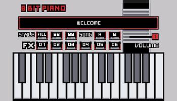 پوستر 8 Bit Piano