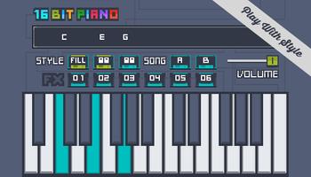 16Bit Piano capture d'écran 2