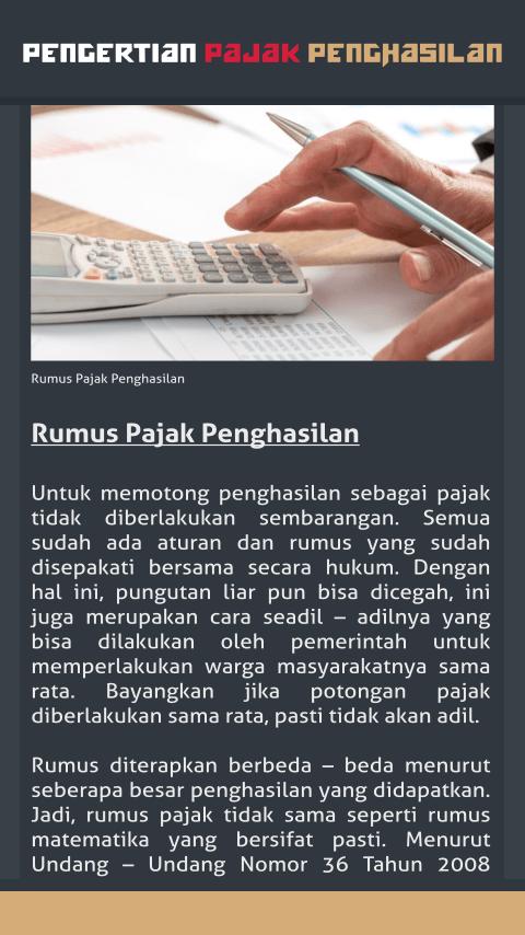 Pengertian Pajak Penghasilan Menurut Uu No 36 Tahun 2008 ...