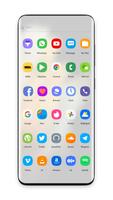 Galaxy S21 theme for launcher captura de pantalla 1