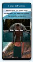 V cut abs workout plakat