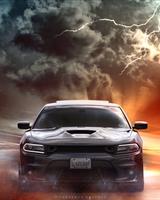 Dodge charger hellcat wallpape imagem de tela 3