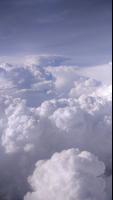 خلفية الغيوم الملصق