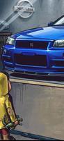 r34 skyline wallpaper โปสเตอร์