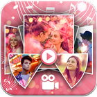 Love Flower Movie  Video Maker icône