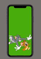 Cat & Mouse Cartoon Wallpaper capture d'écran 2