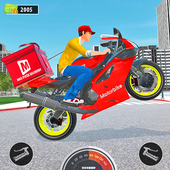 Moto Pizza Delivery أيقونة