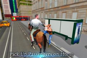 transporte de passageiros de cavalos montados imagem de tela 1
