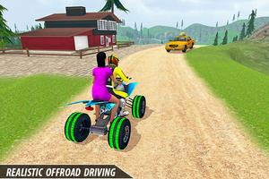 ATV Bike Taxi Sim 3D Ekran Görüntüsü 1