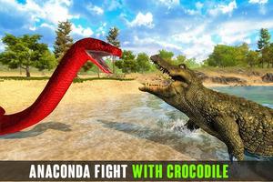 Anaconda Snake Attack Sim 3D تصوير الشاشة 1