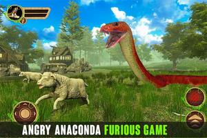 Anaconda Snake Attack Sim 3D اسکرین شاٹ 2