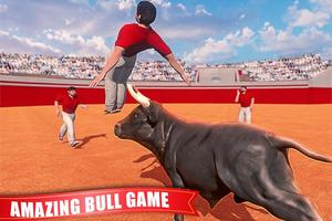 Angry Bull Attack Simulator Affiche