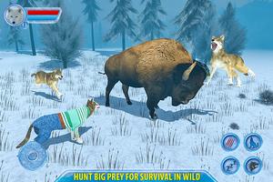 Ártico lobo sim 3d captura de pantalla 3