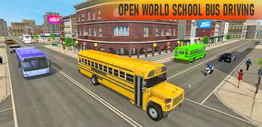 School Bus Coach Driving Game