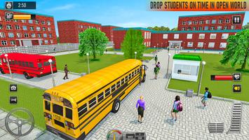 School Bus Coach Driving Game imagem de tela 2