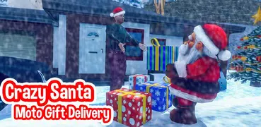 Santa consegna regalo moto