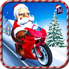 Santa Christmas Moto Gift Delivery Game APK download