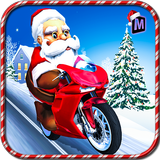 Santa Christmas Moto Gift Delivery Game