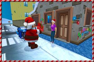 Santa Christmas Moto Gift Delivery Game اسکرین شاٹ 2