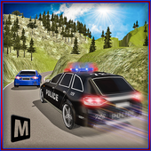 Andreas Police Car Hill Chase ikona